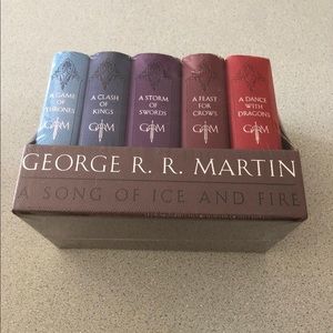 Game of thrones leather bound boxed set